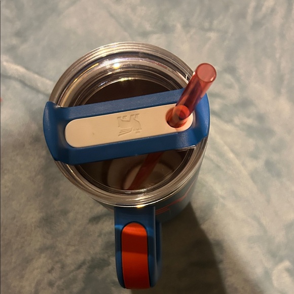 Stanley Blue and Red Travel Mug - Picture 4 of 5